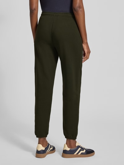 Gant Sweatpants met logostitching Donkergroen - 5