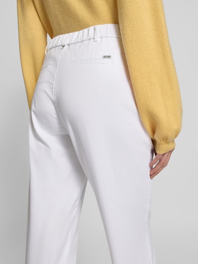 TONI Regular Fit Chino mit verkürztem Schnitt Modell 'Sue' Weiss 3