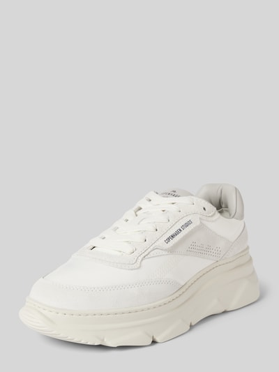 Copenhagen Sneaker mit Label-Print Weiss 1