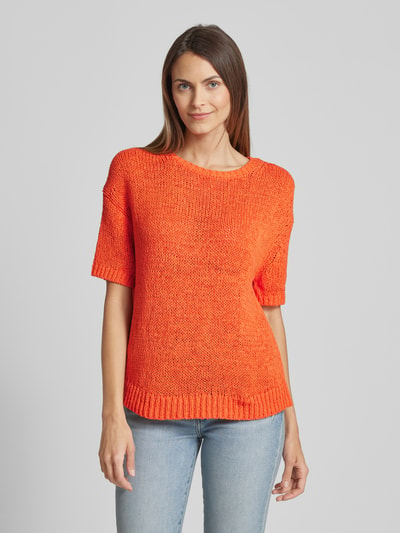 Marc O'Polo Strickshirt mit 1/2-Arm Orange 4