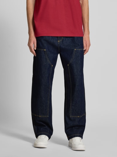 Carhartt Work In Progress Wide Leg Jeans mit Ziernähten Modell 'NASH' Jeansblau 4