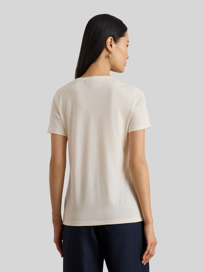 Lauren Ralph Lauren Relaxed Fit T-Shirt aus Baumwoll-Mix Sand 5