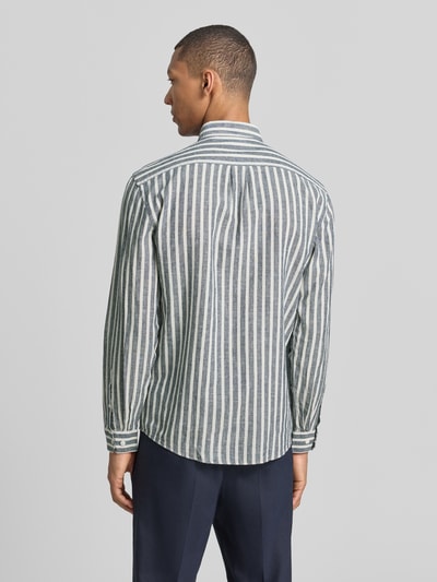 Lindbergh Relaxed Fit Freizeithemd mit Button-Down-Kragen Marine 5