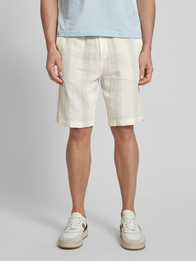 Tom Tailor Denim Relaxed Fit Chinoshorts aus reiner Baumwolle Offwhite 4
