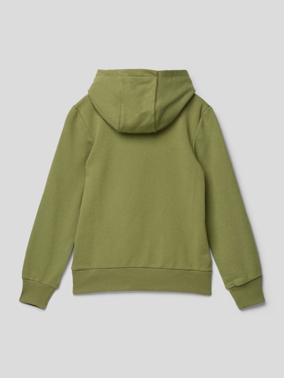 Levi’s® Kids Hoodie mit Label-Print Oliv 3