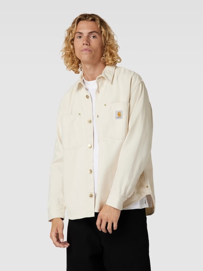 Carhartt Work In Progress Vrijetijdsoverhemd met borstzakken, model 'DERBY' Offwhite - 4