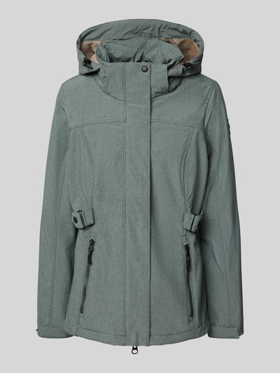 G.I.G.A. DX Jacke mit Kapuze Petrol Melange 2