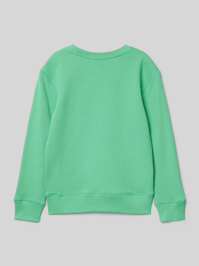 Polo Ralph Lauren Teens Sweatshirt met labelstitching Groen - 3