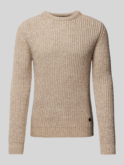 JOOP! Jeans Strickpullover mit Rundhalsausschnitt Modell 'Oro' Offwhite 2