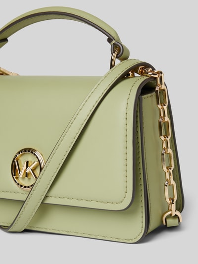 MICHAEL Michael Kors Handtas met labelapplicatie, model 'DELANCEY' Lichtgroen - 3