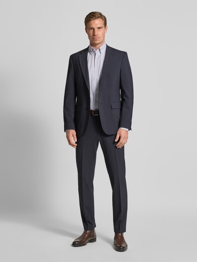 ETERNA Koszula biznesowa o kroju regular fit z kołnierzykiem typu button down Granatowy 1