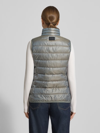 NAUTGÅRD Bodywarmer met opstaande kraag Rietgroen - 5