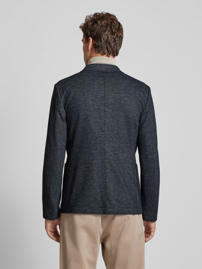 s.Oliver BLACK LABEL Regular fit 2-knoops colbert met wol en paspelzak op de borst Blauw - 5