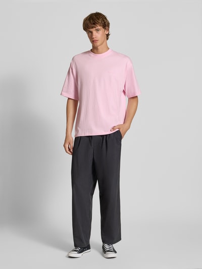 REVIEW Oversized T-Shirt mit Rundhalsausschnitt Rosa 1