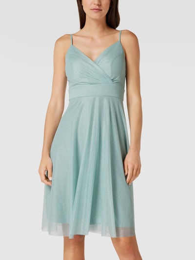 TROYDEN COLLECTION Cocktailkleid mit Taillenpasse Mint 4