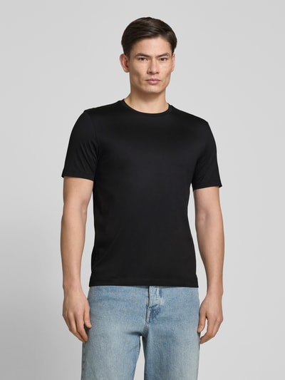 HUGO T-Shirt mit Rundhalsausschnitt Modell 'Dimerstee' Black 4