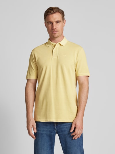 ARMANI EXCHANGE Poloshirt mit kurzer Knopfleiste Gelb 4