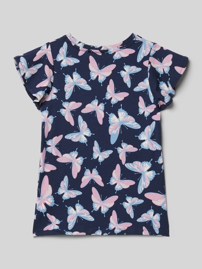 Name It T-Shirt mit Volants Marine 3