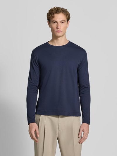 Christian Berg Men Longsleeve mit Rundhalsausschnitt Dunkelblau 4
