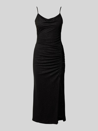 Jake*s Cocktail Cocktailkleid mit Wasserfall-Ausschnitt Black 1