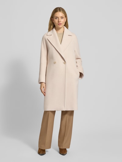Max Mara Studio Regular Fit Wollmantel aus Alpaka-Mix Modell 'TOKIO' Beige 4
