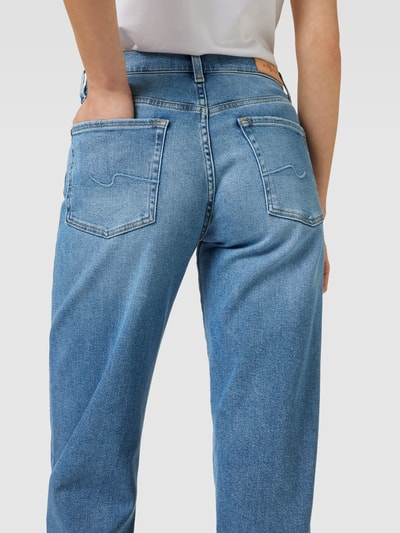 7 For All Mankind Bootcut Jeans mit Knopf- und Reißverschluss Modell 'Ellie Legend' Hellblau 3