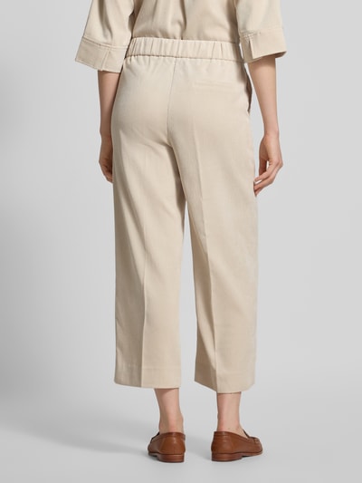 OPUS Straight leg broek met steekzakken, model 'Misha lane' Zand - 5