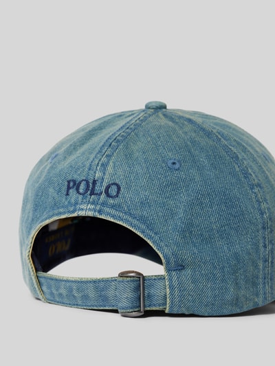 Polo Ralph Lauren Baseballpet in denimlook Lichtblauw - 3