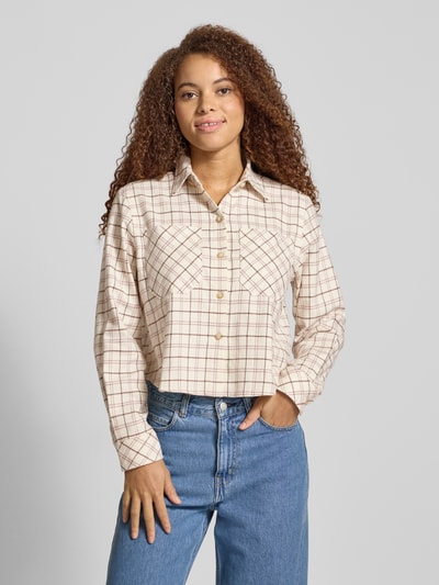 Hugo Blue Comfort fit overhemdblouse van puur katoen, model 'EBITANA_B' Offwhite - 4