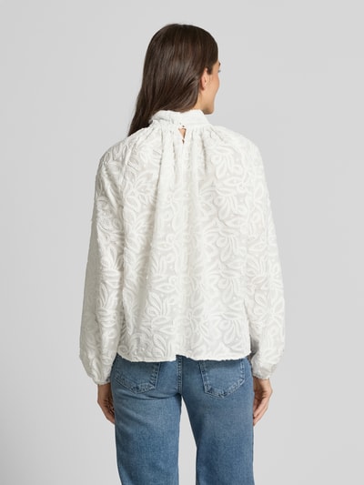 Drykorn Blusenshirt mit Stehkragen Modell 'DUMONDA' Offwhite 5