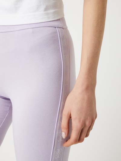 Guess Activewear Fietsbroek met logostrepen, model 'Doreen' Paars - 3