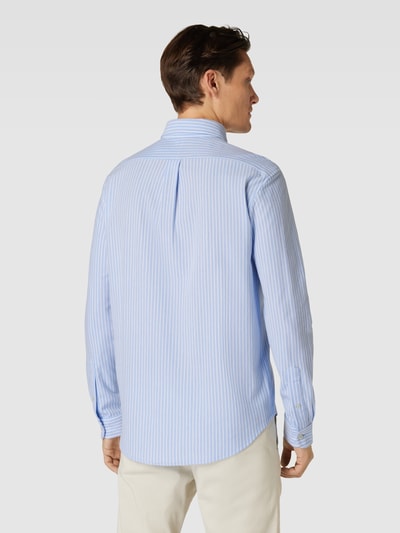 Polo Ralph Lauren Koszula casualowa o kroju regular fit z wzorem w paski Jasnoszary 5