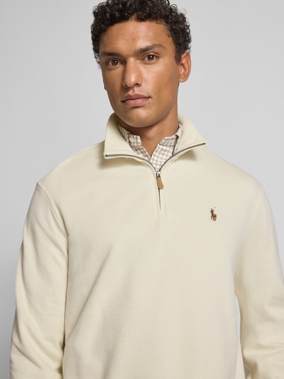 Polo Ralph Lauren Gebreide pullover met opstaande kraag Ecru - 3