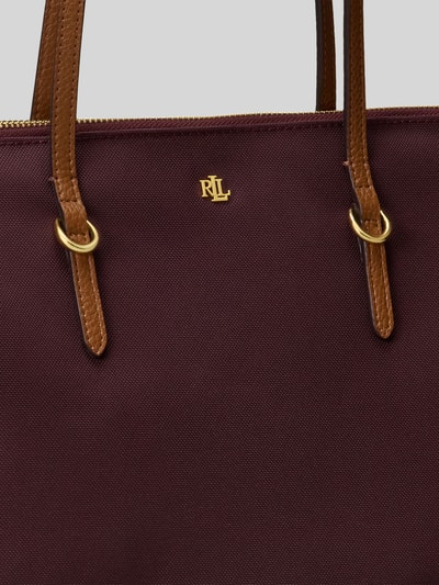 Lauren Ralph Lauren Henkeltasche mit Logo-Detail Modell 'KEATON' Bordeaux 6