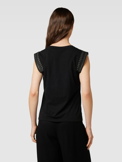 Liu Jo Sport Tanktop mit Ziersteinbesatz Black 5