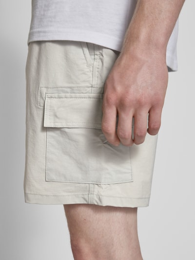 Only & Sons Relaxed fit korte cargobroek met steekzakken, model 'CAM' Lichtgrijs - 3