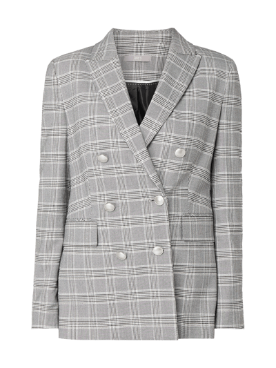 Jake*s Collection Blazer met glencheck  Middengrijs - 2