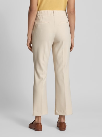 OPUS PANTS Regular fit stoffen broek met vaste persplooien, model 'Luane' Offwhite - 5