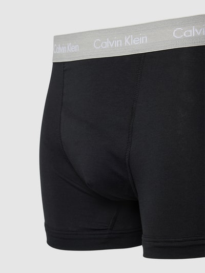 Calvin Klein Underwear Trunks mit elastischem Logo-Bund im 3er-Pack Black 2