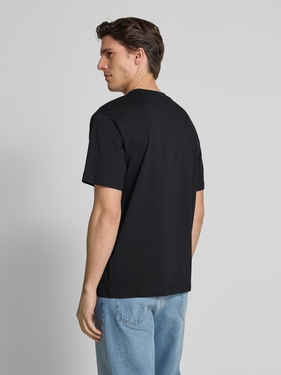 HUGO T-Shirt mit Motiv-Print Modell 'Darthy' Black 5