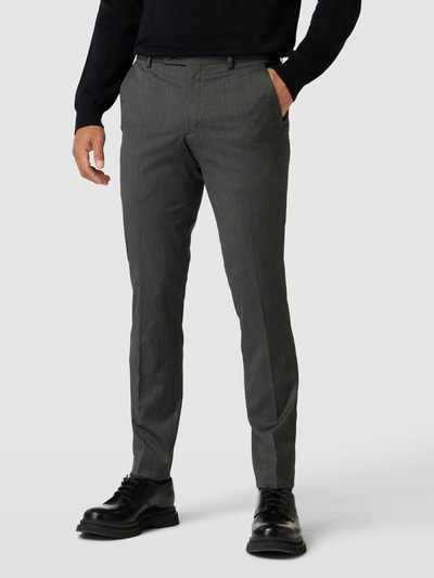 MCNEAL Pantalon met persplooien Antraciet - 4