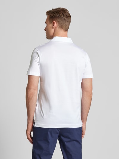 Karl Lagerfeld Regular fit poloshirt met labelprint Wit - 5