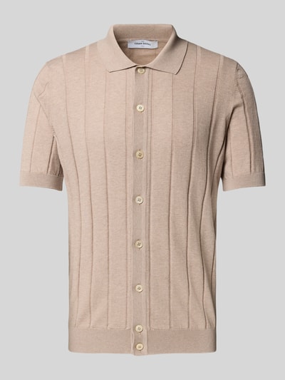 GRAN SASSO Vest met knoopsluiting Zand - 2