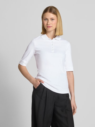 Christian Berg Woman Poloshirt met korte knoopsluiting Wit - 4