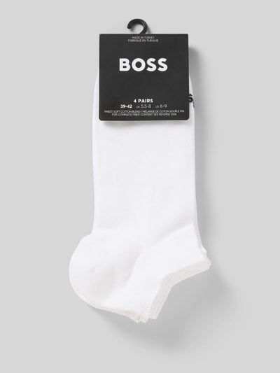 BOSS Sneakersocken im 4er-Pack mit Logo-Stitching Weiss 3