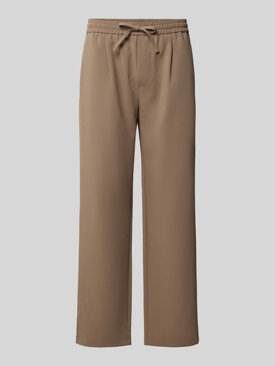 ONLY & SONS Weite Hose aus mit Bundfalten Modell 'WILL' Beige 2