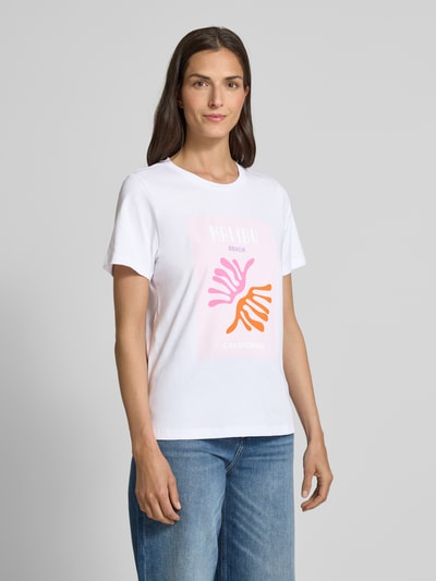 Smith and Soul T-shirt met motiefprint Felroze - 4
