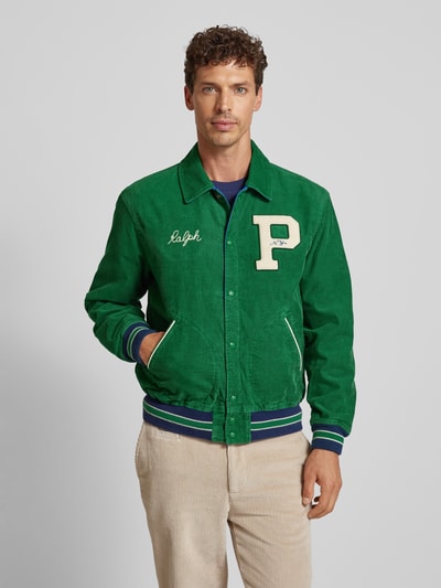 Polo Ralph Lauren Jacke mit Motiv-Patch Hellgruen 4