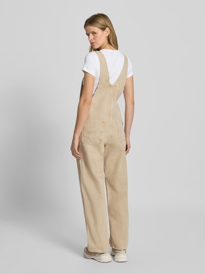 Carhartt Work In Progress Straight Fit Latzhose mit Label-Detail Beige 5