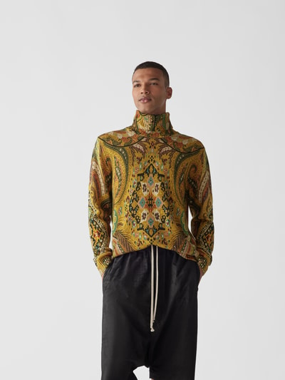 Etro Sweatshirt mit Rollkragen Gruen 4